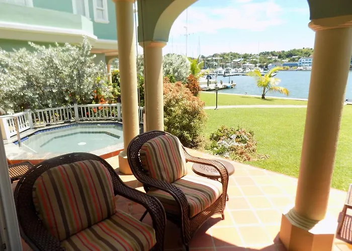 The Pelican #3 - Spacious 3 Bedroom 2,5 Bath Waterfront Townhome In The Heart Of Rodney Bay, Townhouse